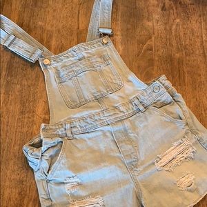 Overall Shorts